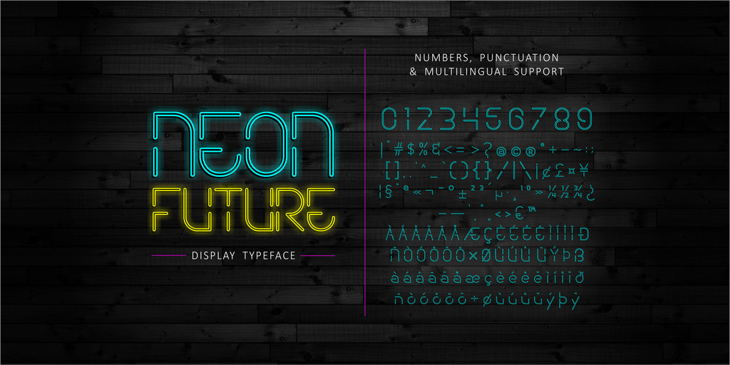 Neon Future font