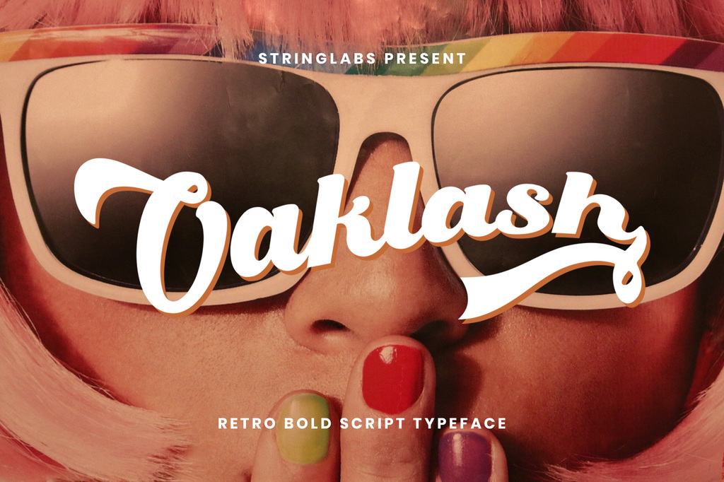 Oaklash font