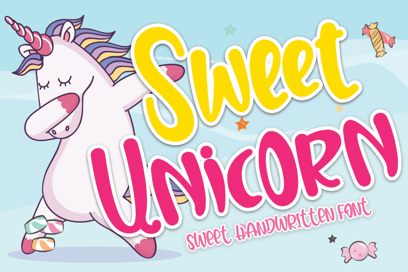 Sweet Unicorn font