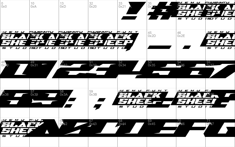 Swipe Race Demo font