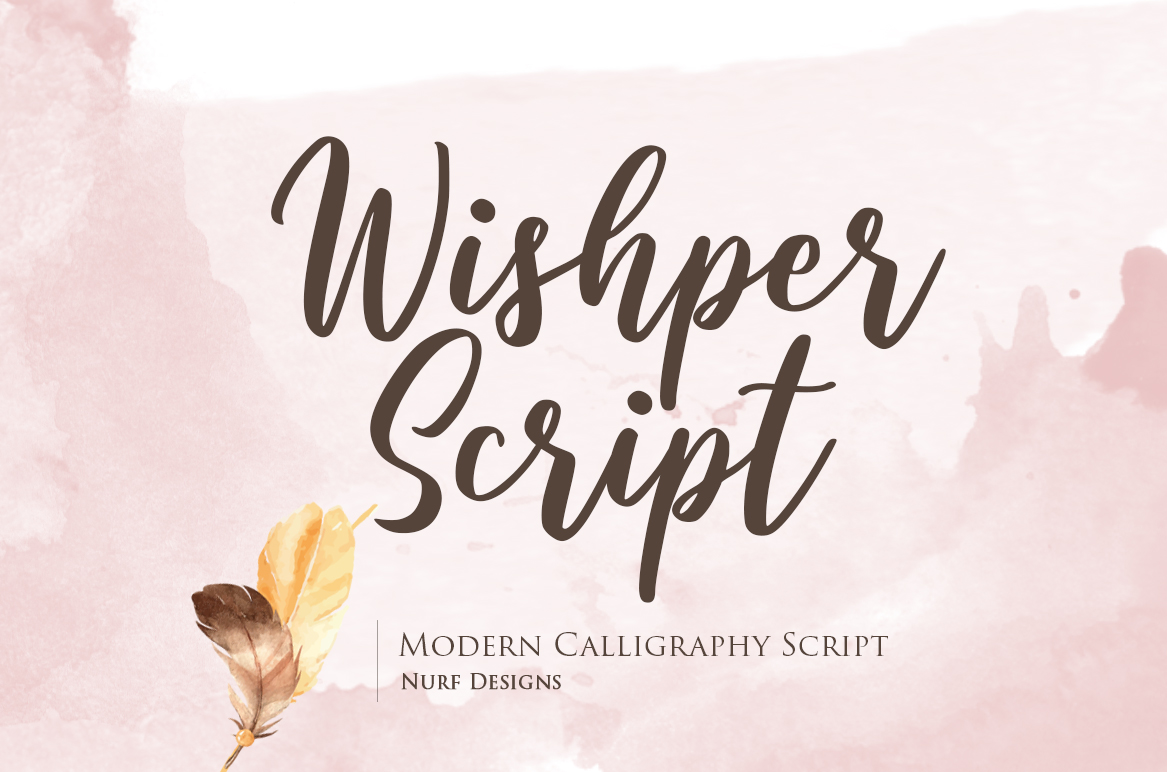 Wishper Script font