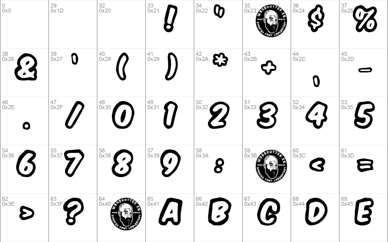 American Signs font