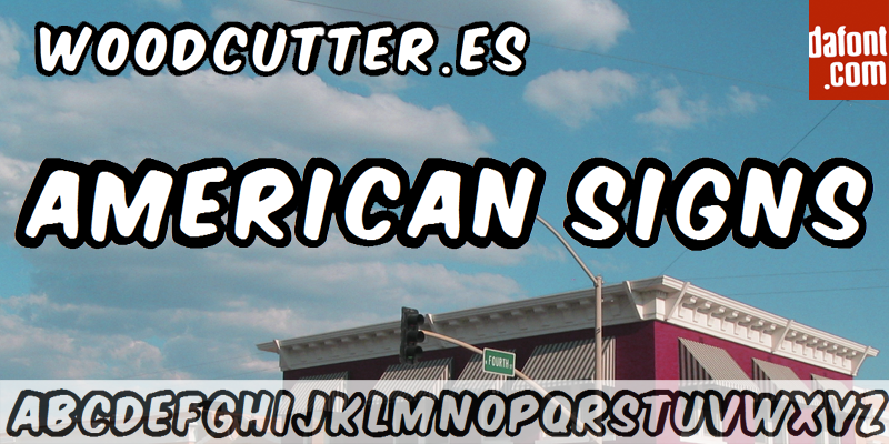 American Signs font