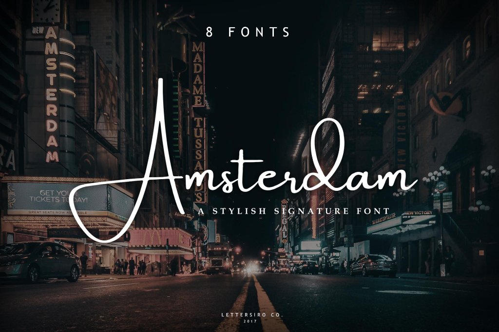 Amsterdam One font