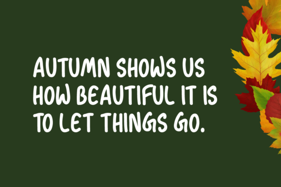 Autumn Season font