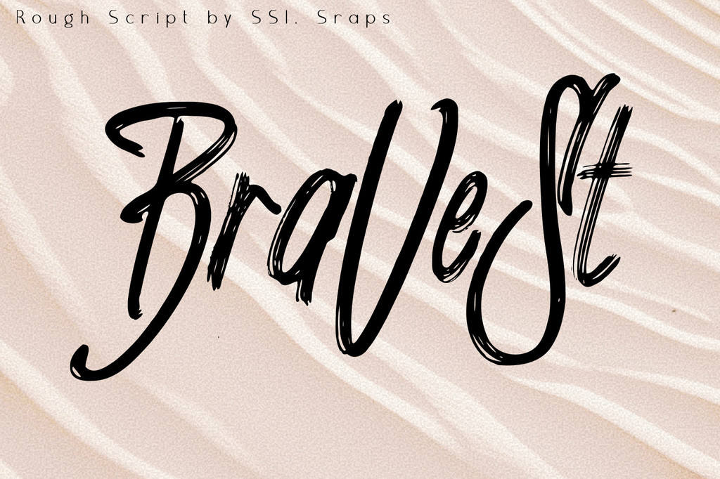 BraveSt font