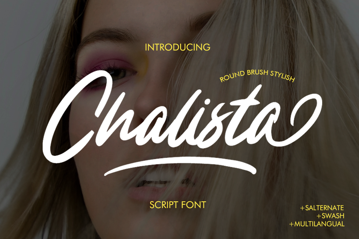 Chalista font