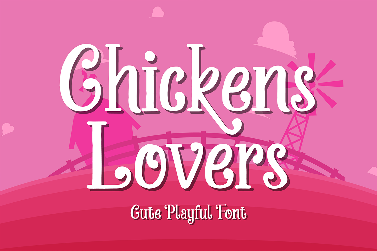 Chickens Lovers font