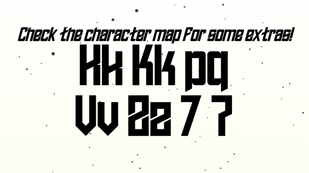 Edge of the Galaxy font
