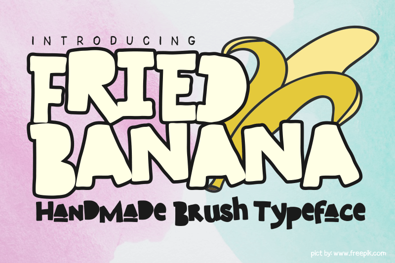 Fried Banana font