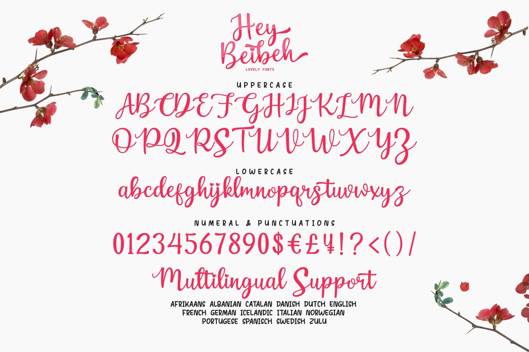 HeyBeibeh font