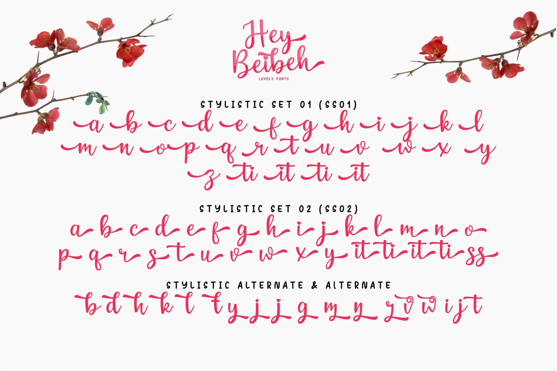 HeyBeibeh font