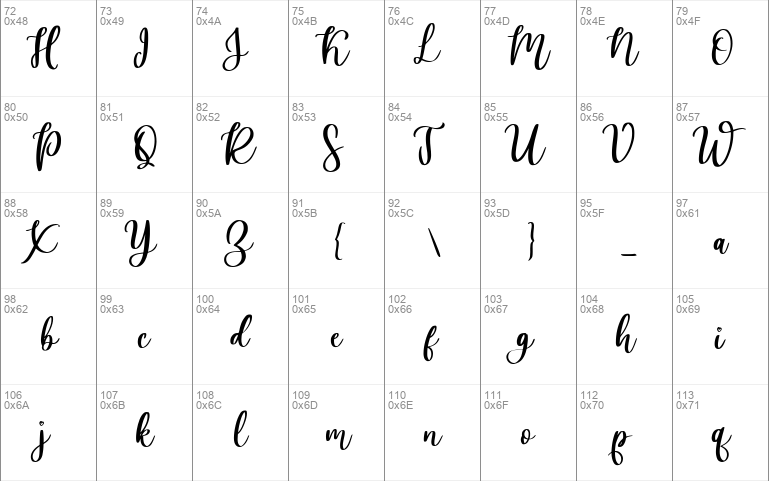 Lovely Ampersand font