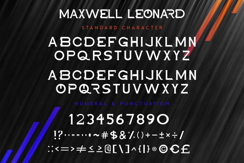 Maxwell Leonard Demo font