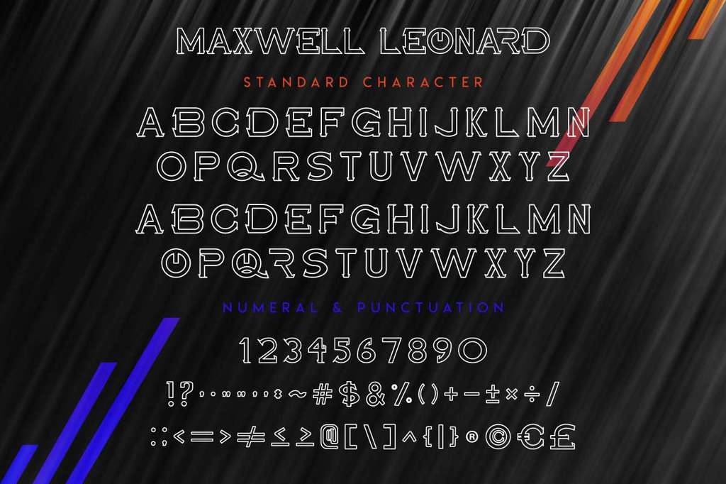 Maxwell Leonard Demo font