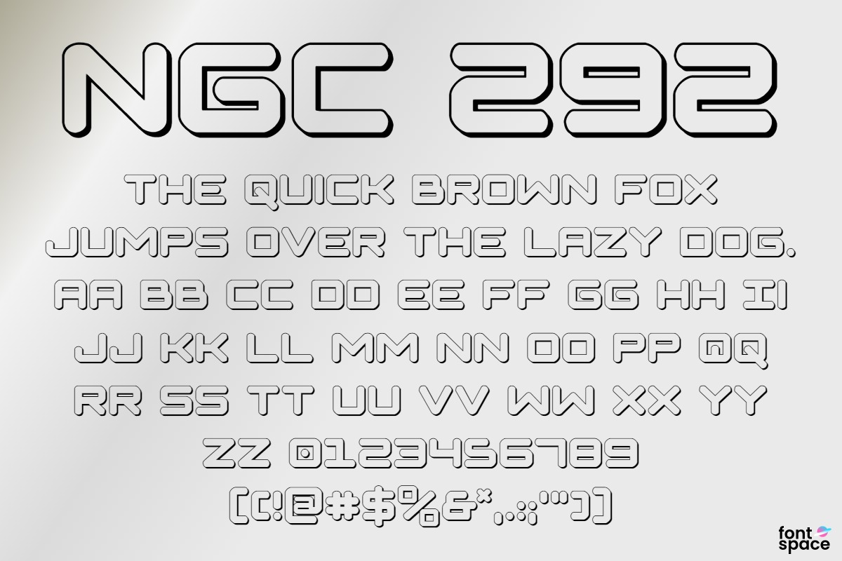 NGC 292 Title font