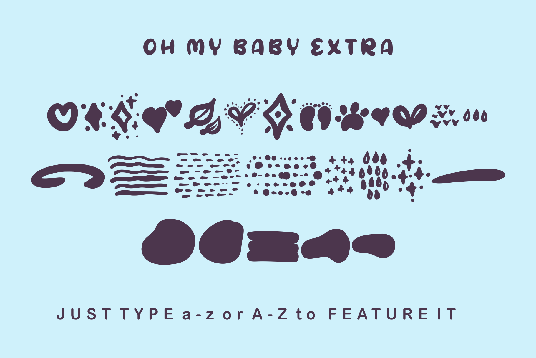Oh My Baby font