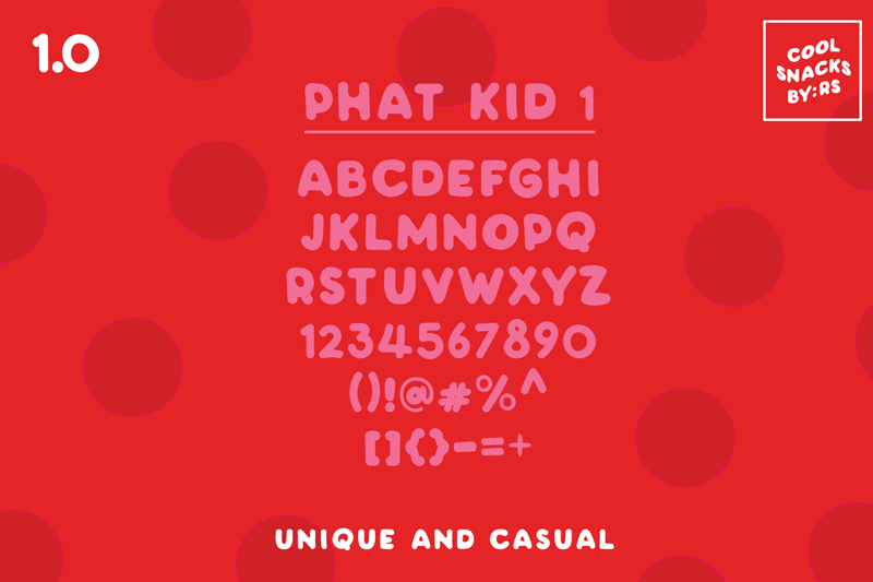 PHATKIDfree font