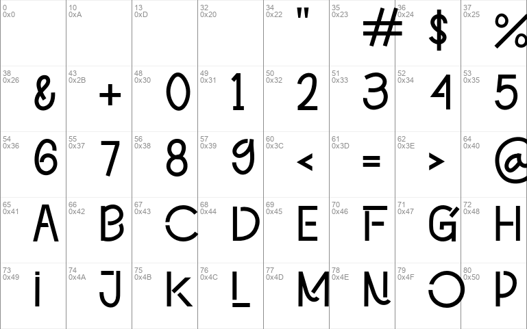 PODORADONGdemo font