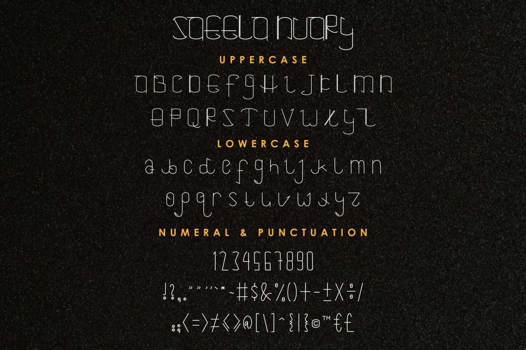 Saeela Nuary Demo font