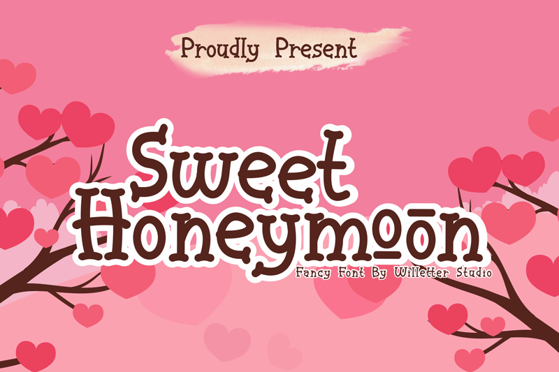 Sweet Honeymoon font