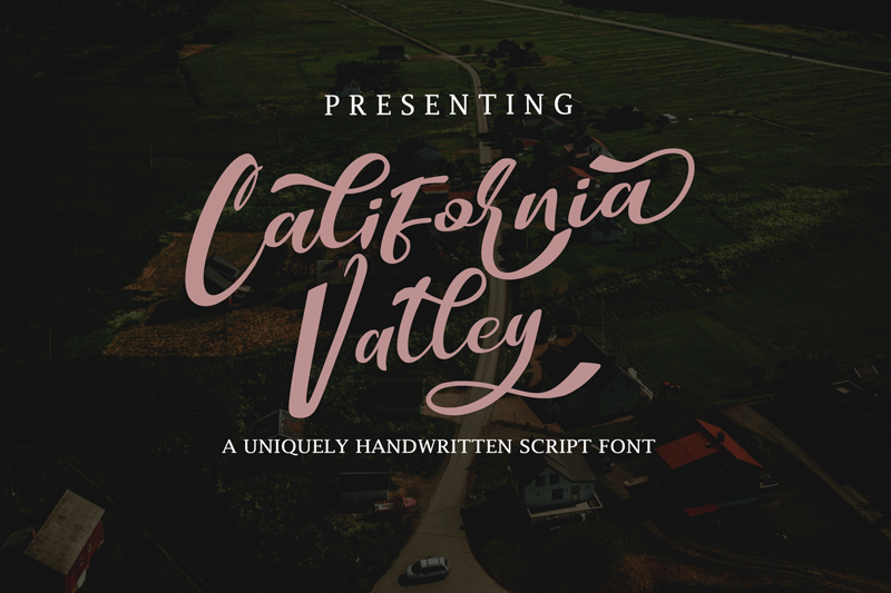 California Valley font