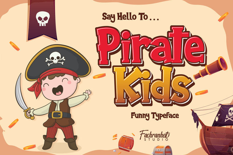 Pirate Kids font