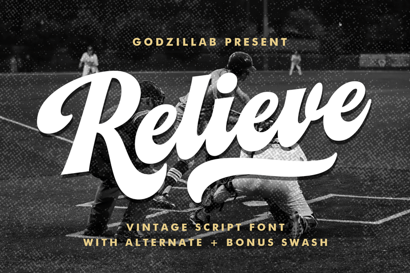 Relieve Demo font