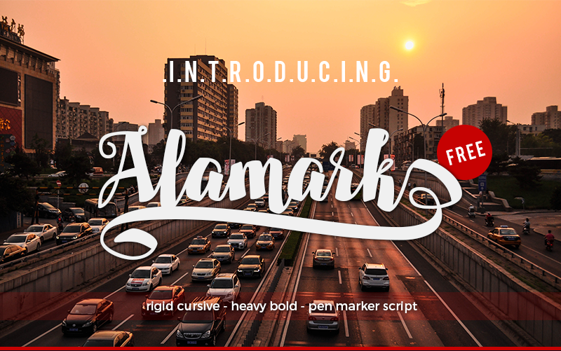 Alamark Lite Free font