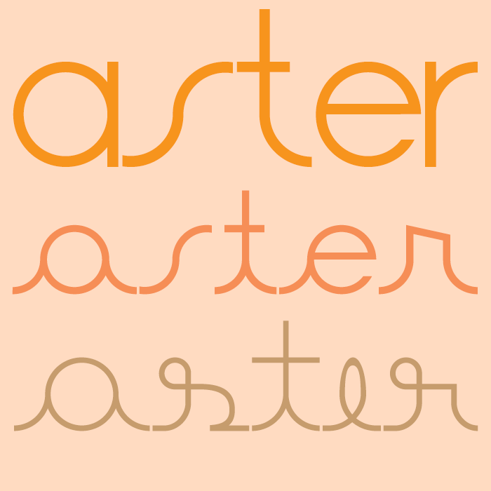 Aster 2 font