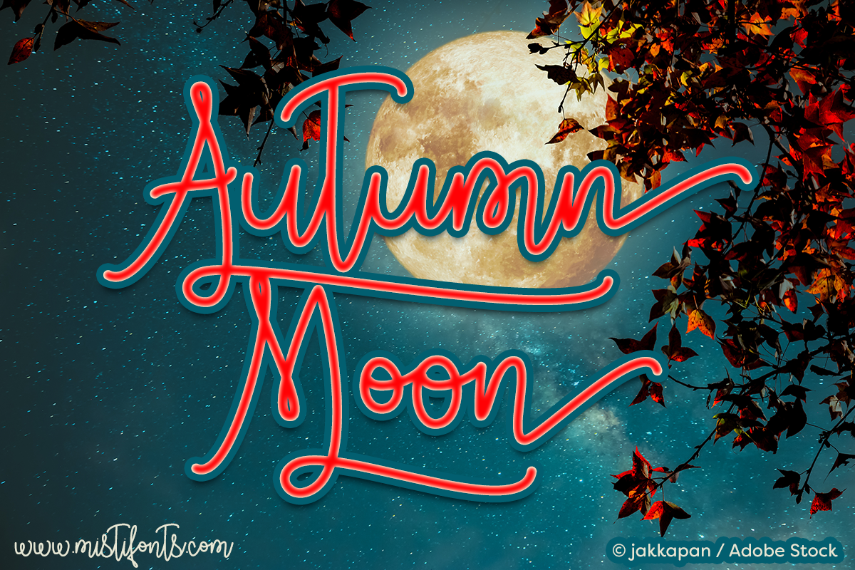 Autumn Moon font
