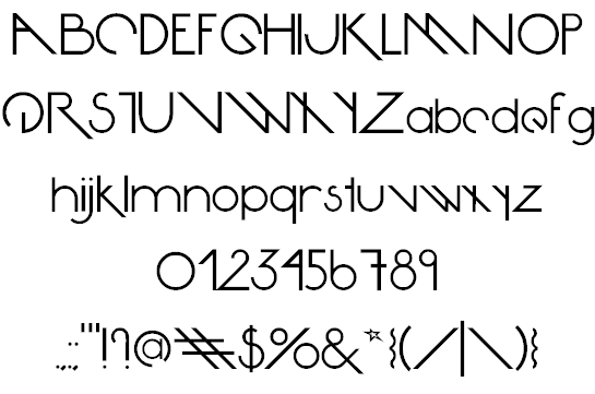 Avante Return font