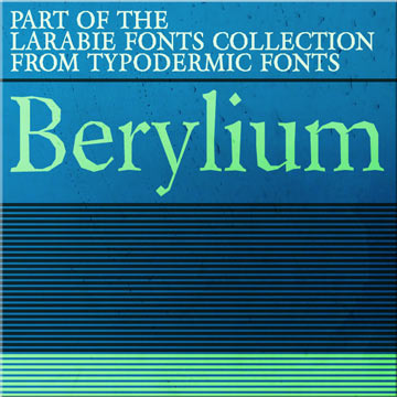 Berylium font