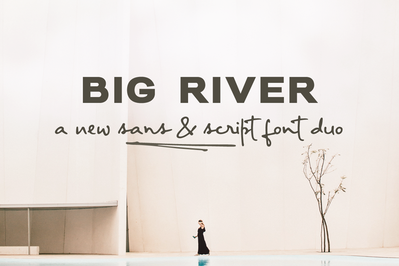 Big River Sample font