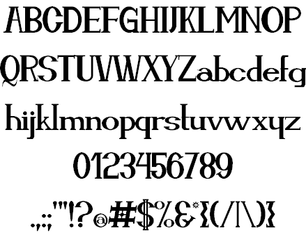 Cassiopea font