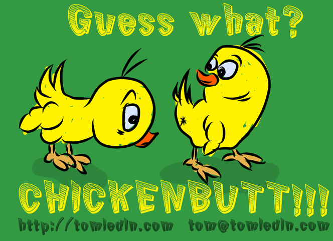 Chicken Butt font