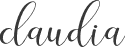 claudia font