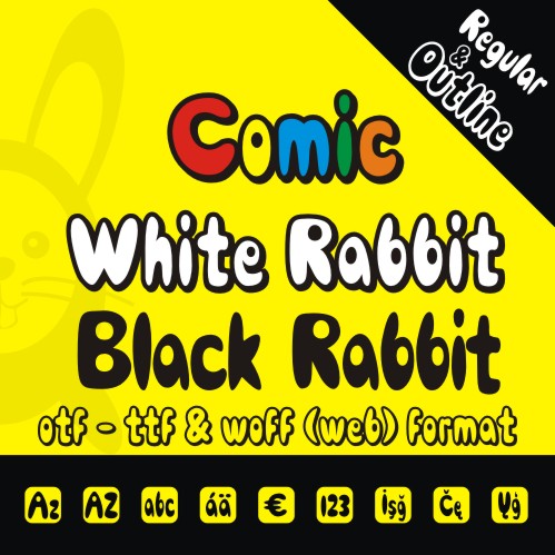 Comic Black Rabbit font