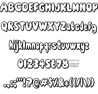 Comic Black Rabbit font