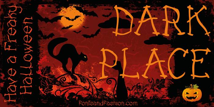 DARK PLACE_DEMO font