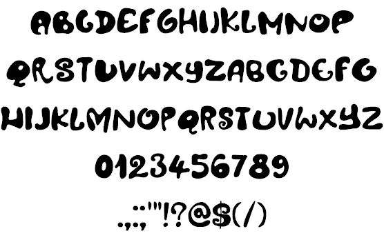 DK Amoebica font