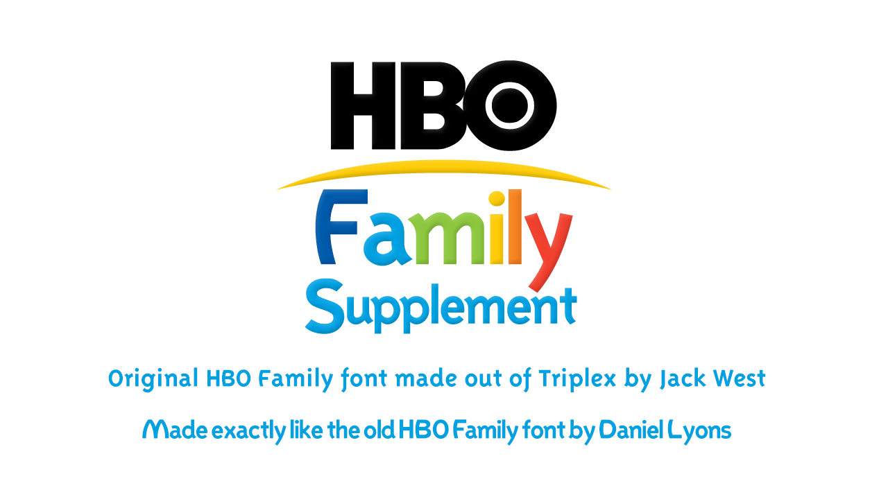 HBO Family font