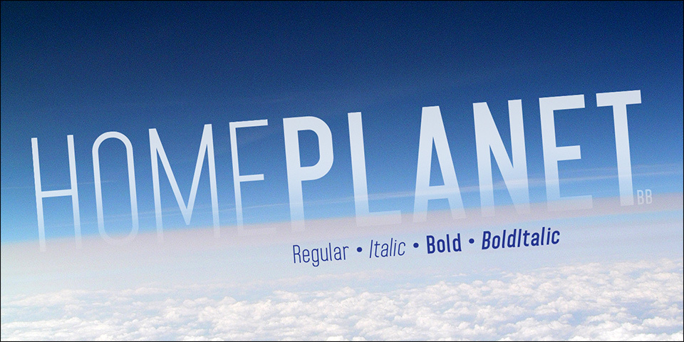 Home Planet BB font