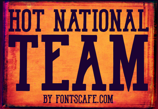 Hot National Team DEMO font