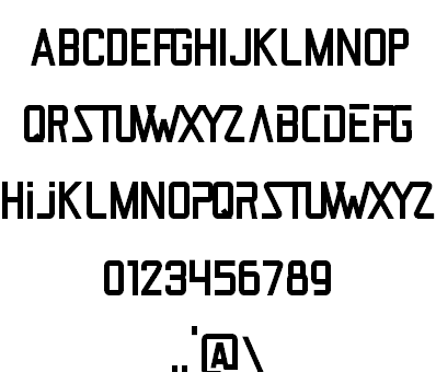 Jet Pilot font