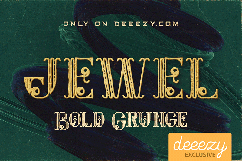 Jewel Bold Grunge font