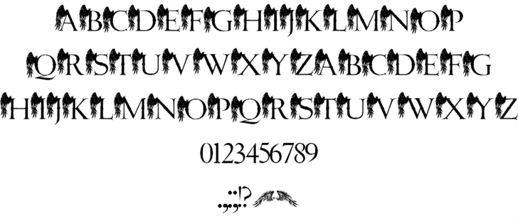 JMH Angelus Cap font