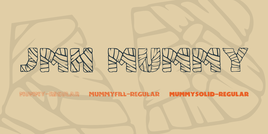 JMH Mummy font