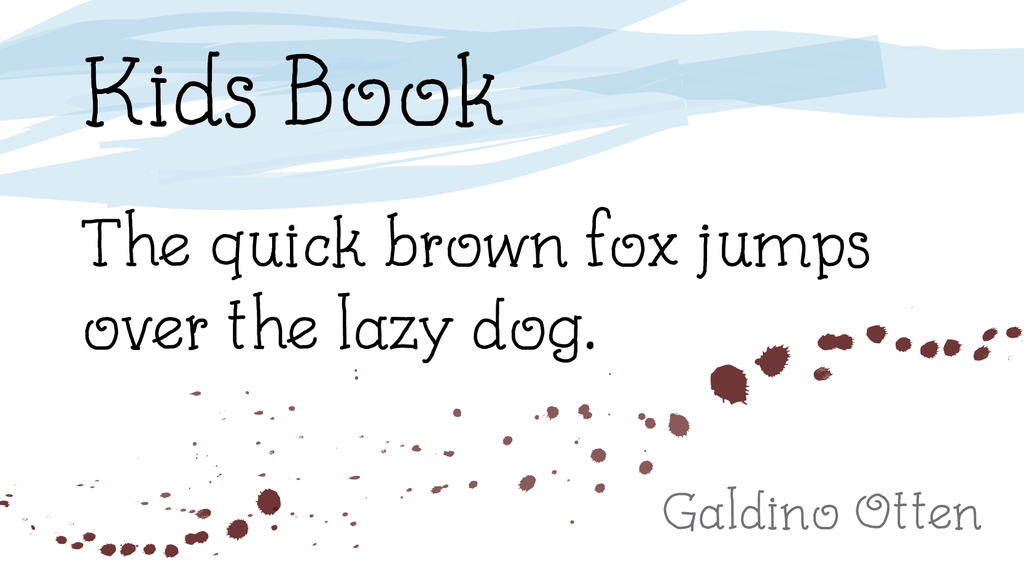 Kids Book font