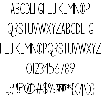 Mf The Curious Cat font